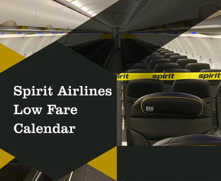 Spirit Airlines Low fare Calendar